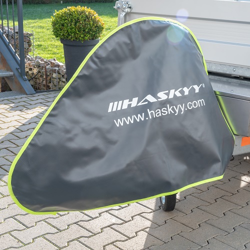 Deichselabdeckung Pferdeanhänger HASKYY Deichselabdeckung XXXL -130x75cm- Deichselhaube Anhänger Wohnwagen Anhängerkupplung Abdeckung